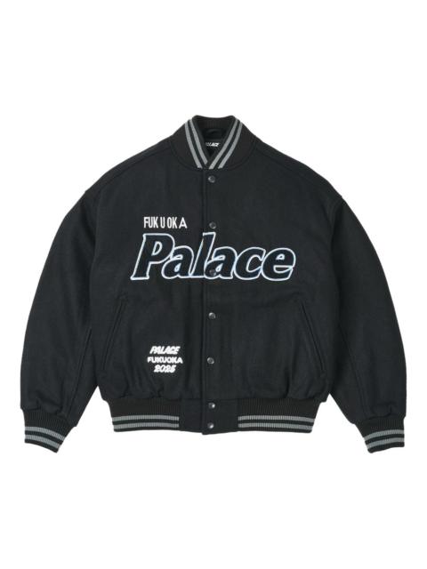 PALACE logo-patch bomber jacket