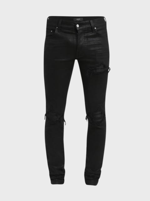 Men's MX1 Waxed Skinny Jeans