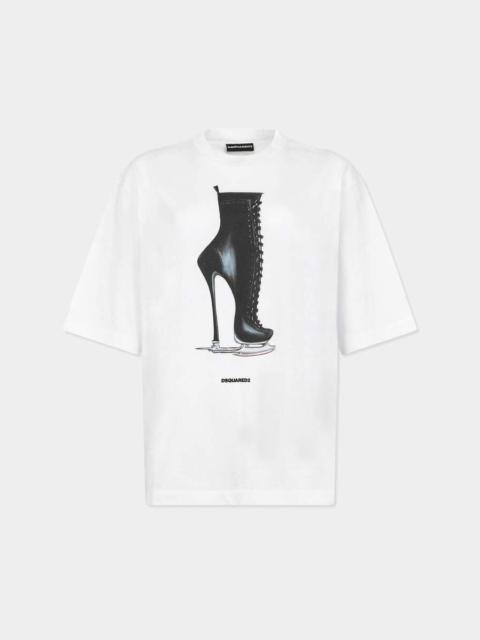 DSQUARED2 SKATE MOSS LOOSE FIT T-SHIRT