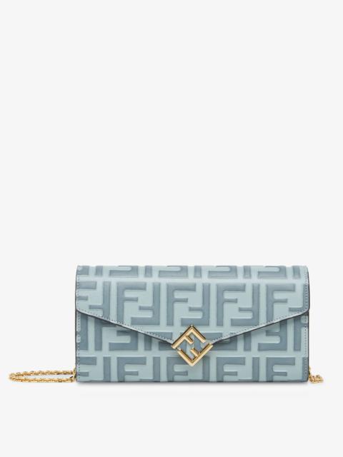 FENDI FF Diamonds Continental With Chain