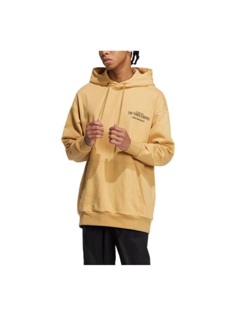 adidas logo hoodie 'Yellow' IB2733