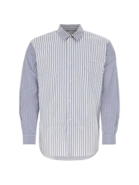 striped poplin shirt