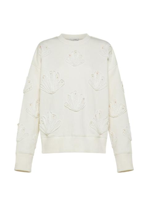 forte_forte lunamaris embroidered sweatshirt