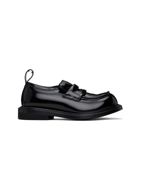 Moschino Black Oliver Loafers