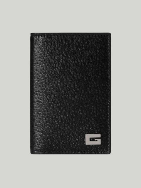 GUCCI Long card case with G detail