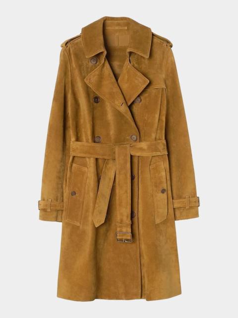 Burberry Kennsington Cashmere Trench Coat