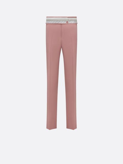 Dior Pants with Turned-Down Waistband