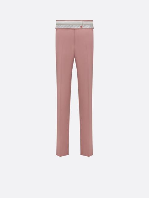 Dior Pants with Turned-Down Waistband
