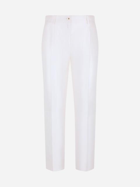 Dolce & Gabbana Tailored mikado silk pants