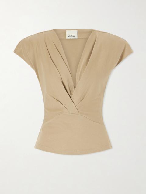 Isabel Marant Nadrine Cotton-jersey T-shirt