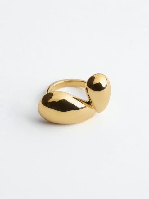 & Other Stories Sculptural Brass Ring