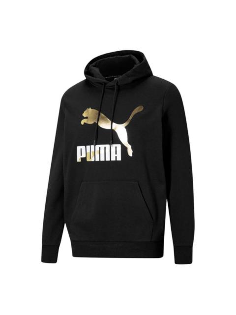 PUMA Men's PUMA Classics Bronzing Logo Printing Sports Black 531370-01