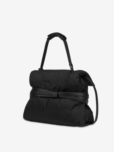 Moschino MOSCHINO TIE ME MEDIUM HAND BAG