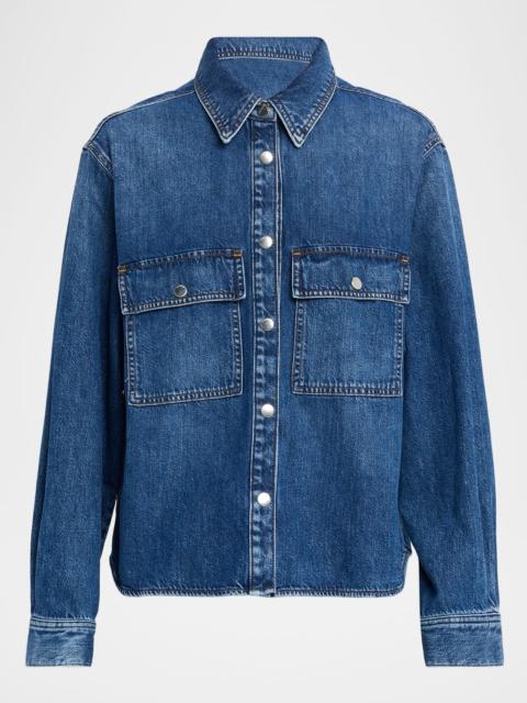FRAME The Long-Sleeve Denim Shirt