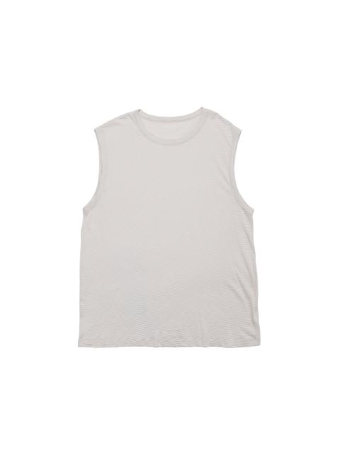 LADY WHITE CO. Gauze Sleeveless T-Shirt Solar Grey