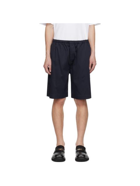 FILIPPA K Navy Elasticized Shorts