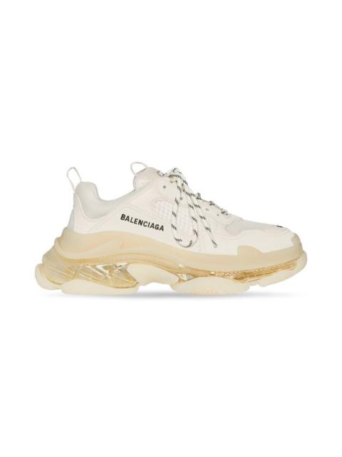 Women's Triple S Clear Sole Sneaker in Beige