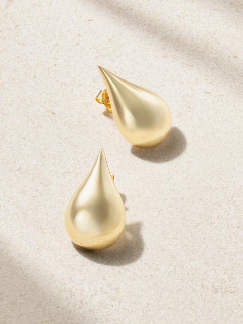 MATEO Water Droplet 14-karat Gold Earrings