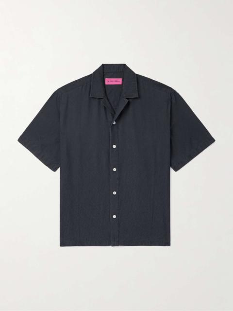 The Elder Statesman Camp-Collar Cotton and Silk-Blend Jacquard Shirt