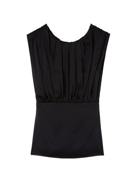 Jil Sander gathered satin top