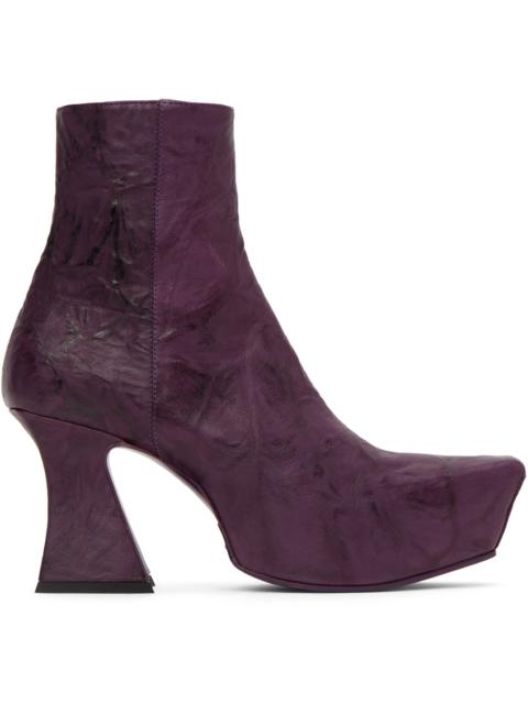 KNWLS Purple Precious Mini Boots