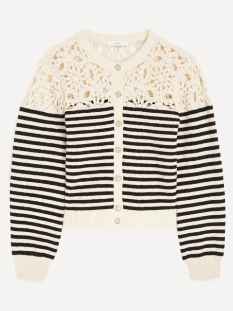 FRAME Coastal Striped Cardigan