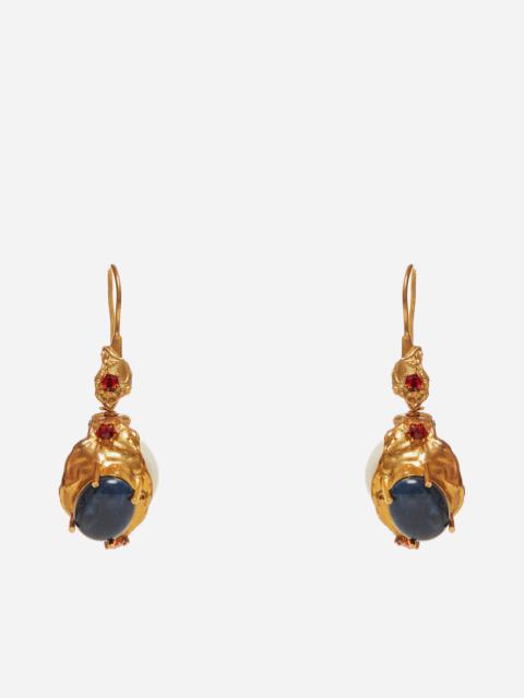 Marni Pearl and stone earrings
