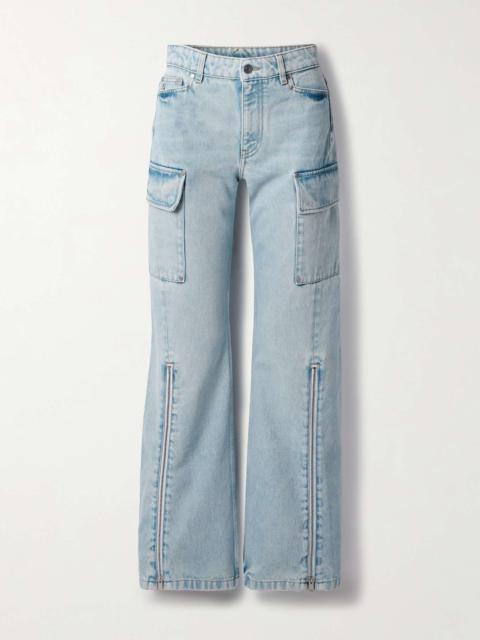 + NET SUSTAIN high-rise straight-leg organic jeans