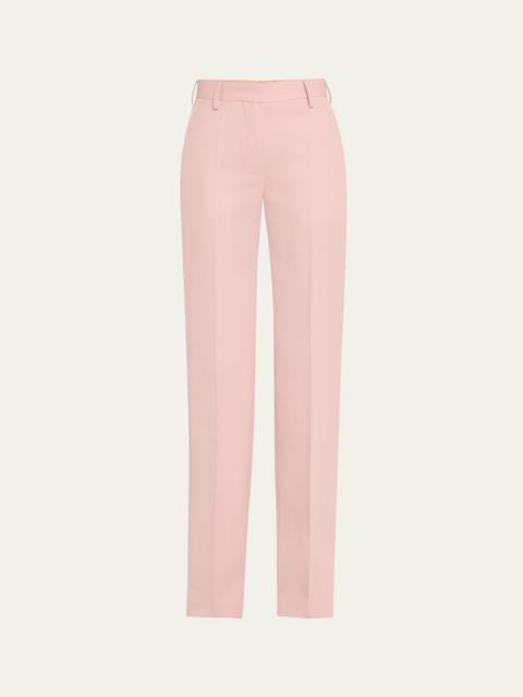 Pulla Wool Straight-Leg Trousers