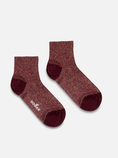 HOGAN Socks Burgundy