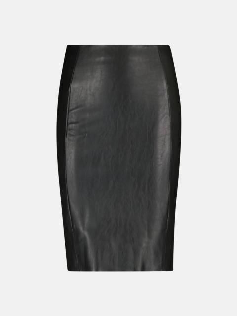 Wolford Jenna faux leather midi skirt