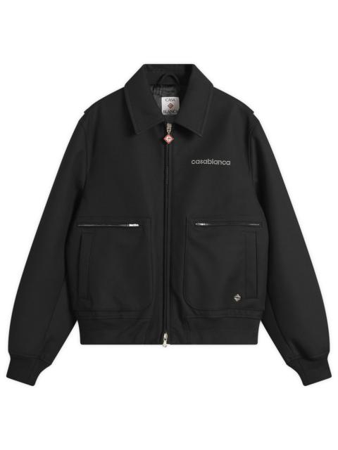 CASABLANCA Casablanca Black Wool Blouson