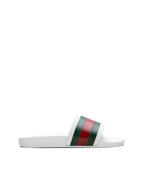 GUCCI Pursuit 72 "White/Red/Green" slides