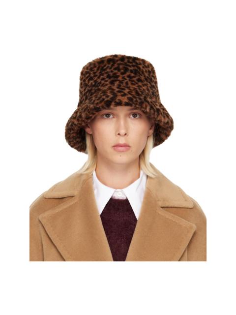Max Mara Beige & Brown Figura Hat