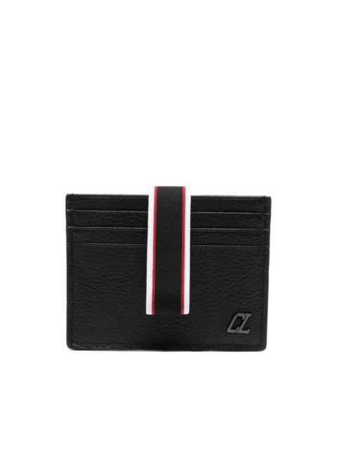 Christian Louboutin logo-plaque leather cardholder