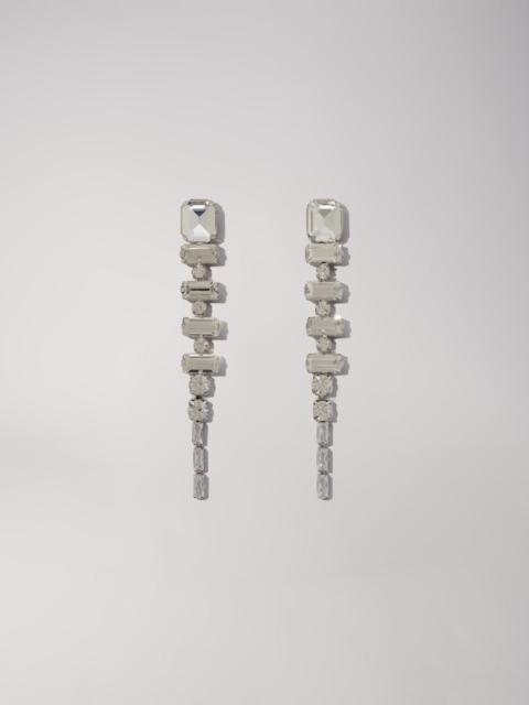 maje Cascade diamanté earrings