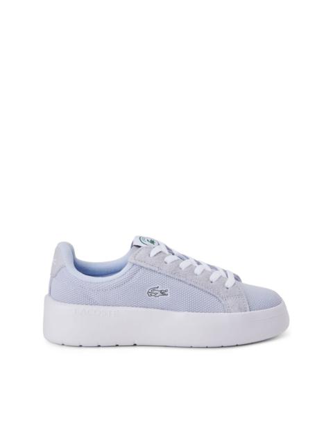 LACOSTE logo-embroidered lace-up sneakers