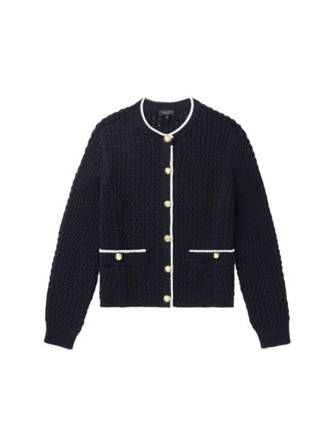 rag & bone contrasting-trim cardigan
