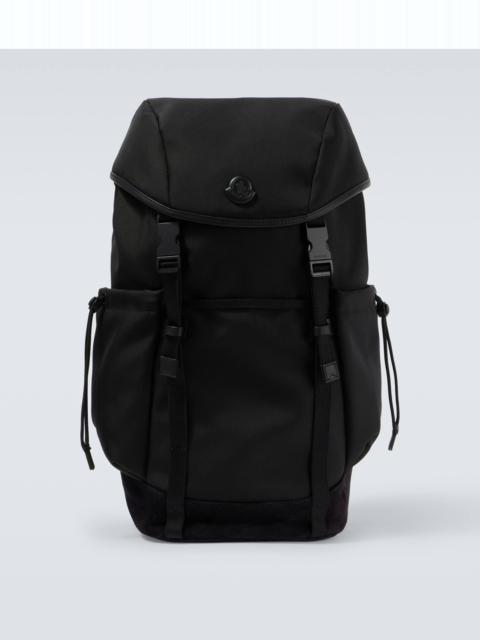 Moncler Leather-trimmed backpack