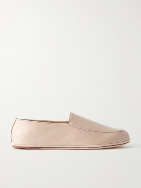 Loro Piana Anton Walk Leather Loafers