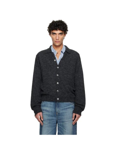 Our Legacy Gray Evening Polo Cardigan