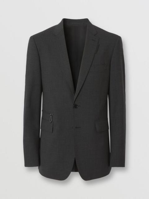 Pocket Detail Stretch Wool Tailored Jacket