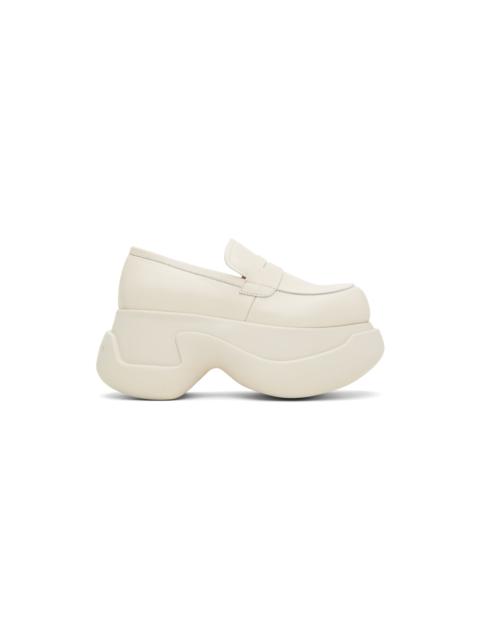 White Chunky Loafers