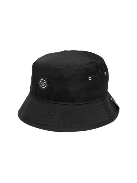 PHILIPP PLEIN logo-patch bucket hat