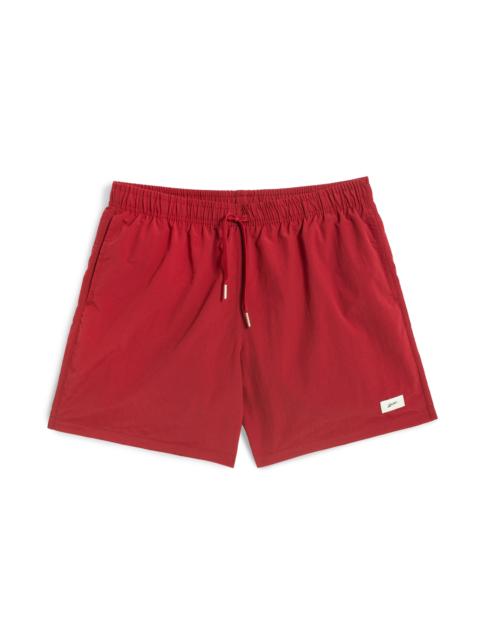 Bather Solid Sangria Swim Trunk