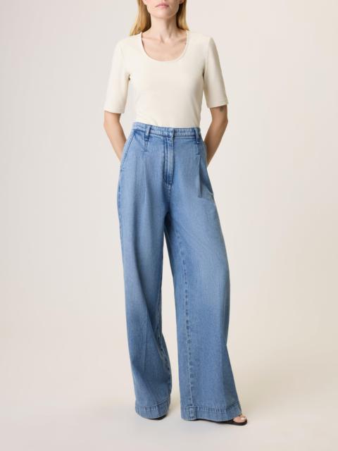 rag & bone Aurora Pleated Trouser
Cloud Denim in Winwood