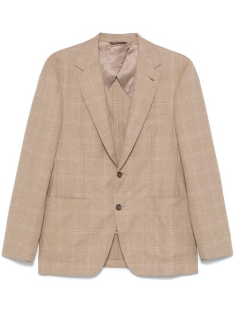 Canali checked blazer