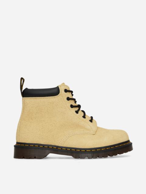 Dr. Martens Ben 939 Suede Lace Up Boots Yellow
