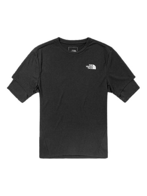 Men's THE NORTH FACE Outdoor Breathable Short Sleeve Black 4NA6-JK3