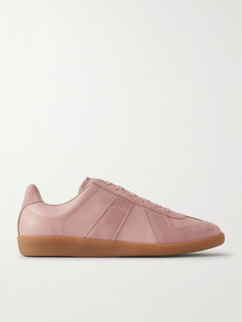 Maison Margiela Replica Suede And Leather Sneakers